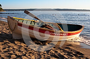 Lifeguard rowboat