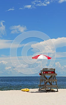 Lifeguard Stand on Beach