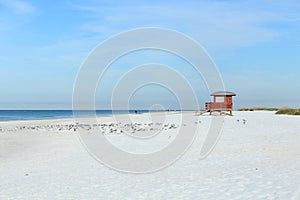 Lifeguard Stand On Beach