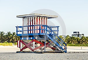 Lifeguard Stand in Miami