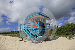 Lifeguard Stand, South Beach Miami, Florida