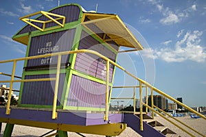 Lifeguard station, Miami beach
