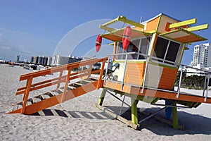 Lifeguard station, Miami beach