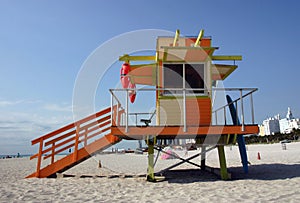 Lifeguard station, Miami beach