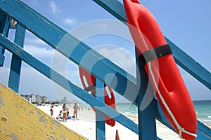 Lifeguard station, Miami beach