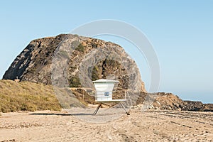 Lifeguard Station Near Mugu Rock on PCH in California