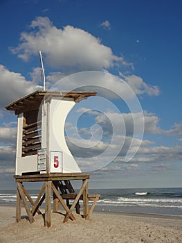 Lifeguard Station at Wrightsville Beach in North Carolina