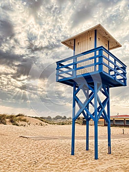 lifeguard tower photo