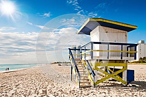 Lifeguard Tower in Miami Beach