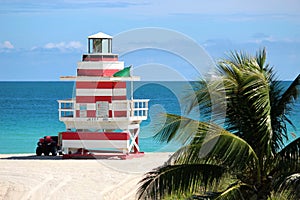 Lifeguard Tower in Miami Beach