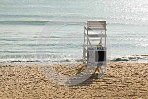 Lifeguard Tower on Nags Head Beach in North Carolina photo