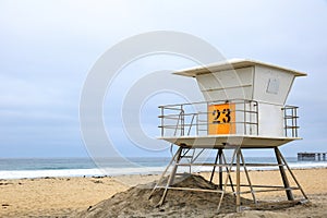 Lifeguard Tower at Pacific Beach, San Diego, CA