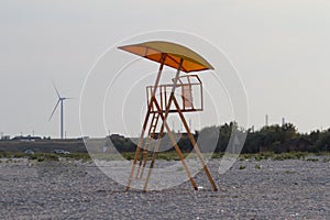 Lifeguard tower in Vadu beach, Constanta