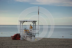 LIFEGUARDS ON THE BEACH