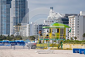 Lifeguards preparing for Spring Break Miami Beach FL