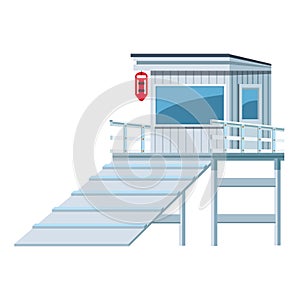 Lifeguards tower icon