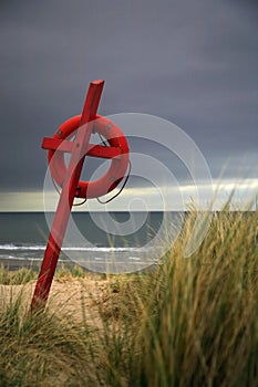 Lifesaver on the beach