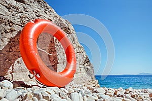 Lifesaver on the beach