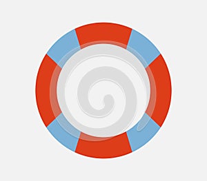 Lifesaver icon illustrated