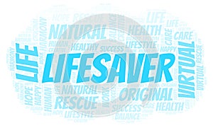 Lifesaver word cloud