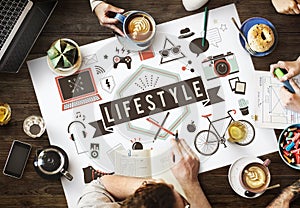 Lifestyle Behavior Culture Hobby Interests Ways Concept