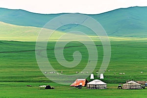 The lifestyle of the Mongolian nomads resides in Ger