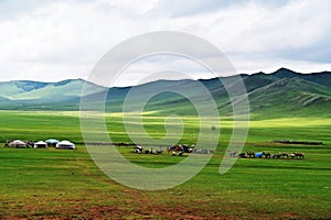 The lifestyle of the Mongolian nomads resides in Ger
