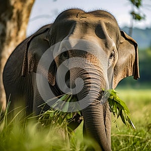 lifestyle photo sri lanka closeup of elephant