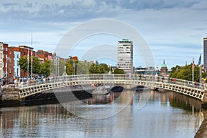 Liffey river, Dublin, Ireland