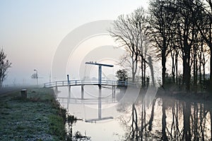 Lift bridge at Ouderkerk