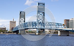 Lift Bridge over the St John River Jacksonville, Florida