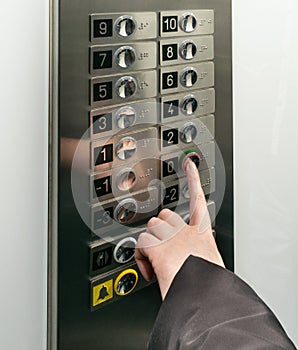 Lift Button Pressing