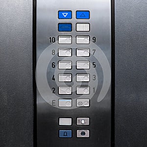 Lift elevator keypad