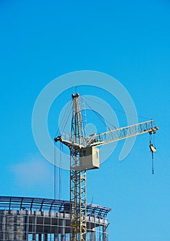 Lifting crane at blue sky 1