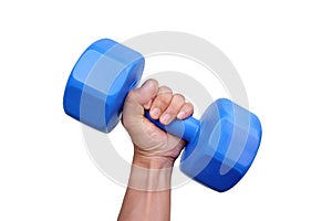 Lifting a dumbbell