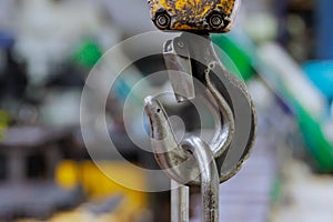 Lifting mechanism factory overhead crane hook and chain