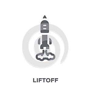 Liftoff icon from Astronomy collection. photo