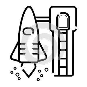 Liftoff vector icon