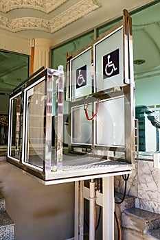 Lifts for the disabled and wheel chair