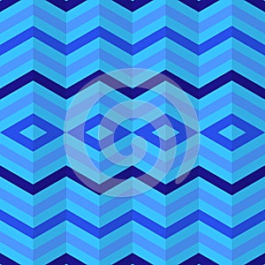 Ligh coloured seamless chevron pattern, vector illustration photo