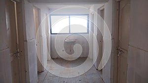 Lighr from window in an old abondoned house