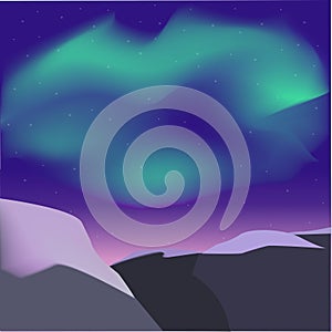 Scandinavian landscape.