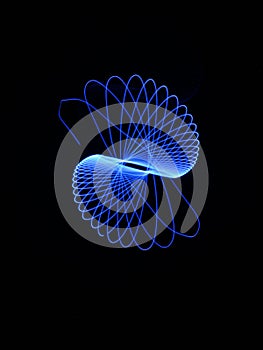 Light abstract forms symmetrical round different colors Light abstract forms symmetrical round different colors