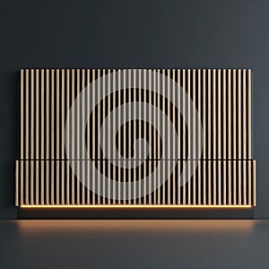 Modern Wooden Wall Panel Design