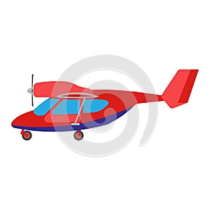 Light aircraft illustration.