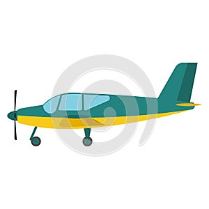 Light aircraft illustration.