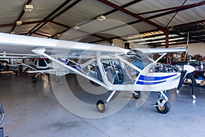 Light Aircraft Planes Hangar Workshop