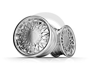 LIght Alloy Old School Car RIms