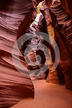 Light in Antelope Canyon