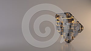 light background 3d rendering symbol of tag icon